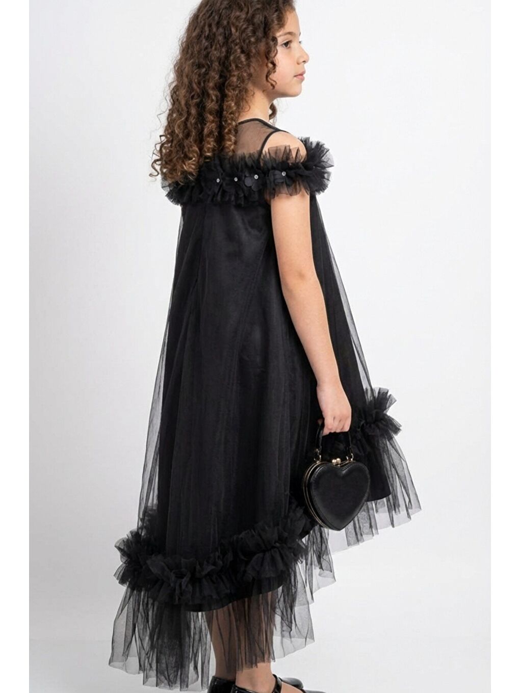 Siyah Kız Çocuk Abiye-2