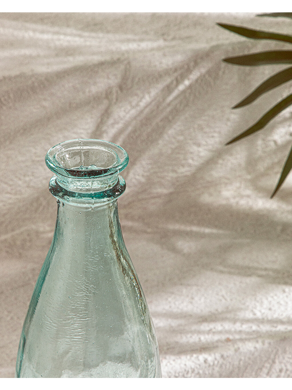 Recycled Bottle Cam Vazo Yeşil-1