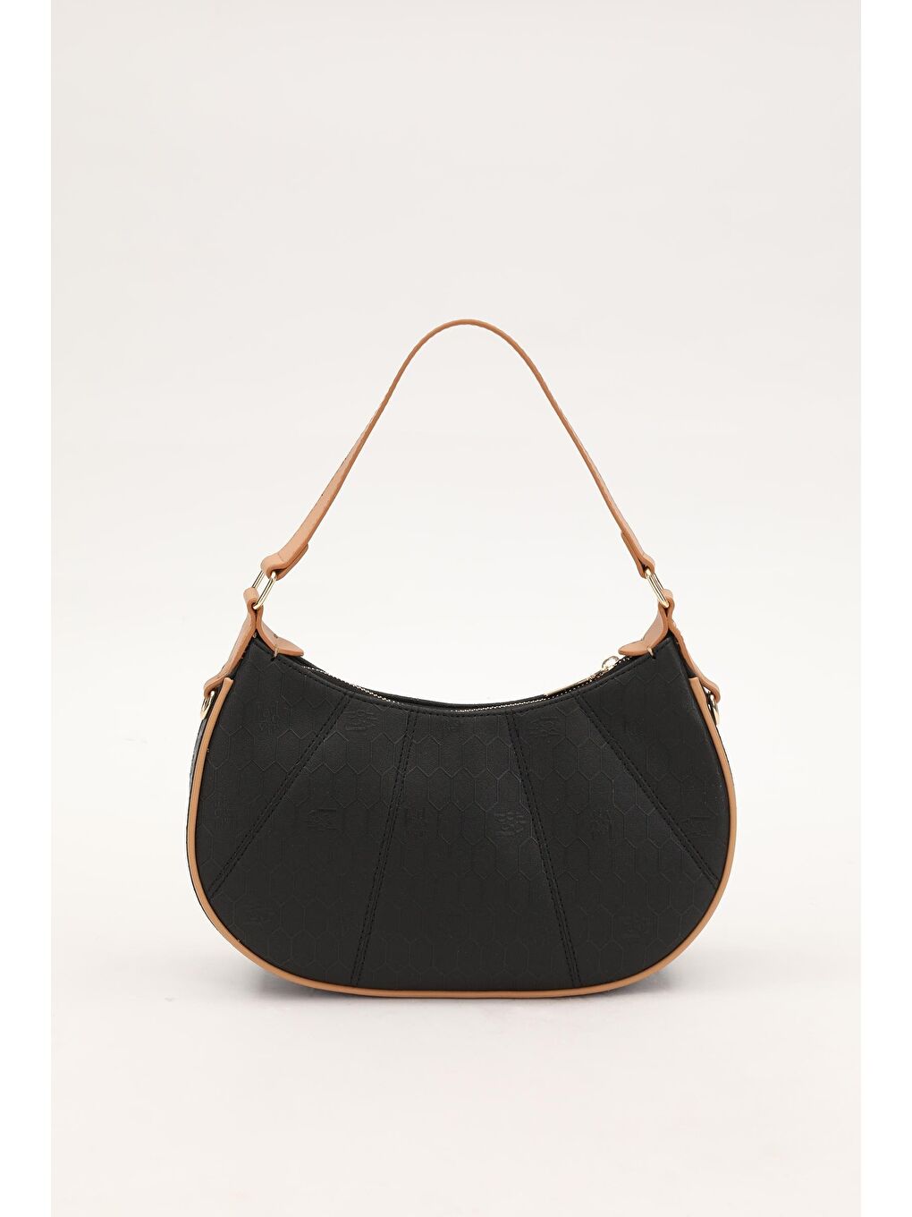 Siyah Camel Kadın Omuz Çantası 930199-2