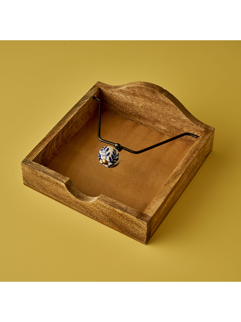 Noir Peçetelik Mavi (19x18,5x7,5 cm)