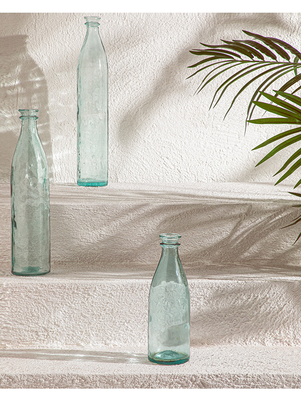 Recycled Bottle Cam Vazo Yeşil