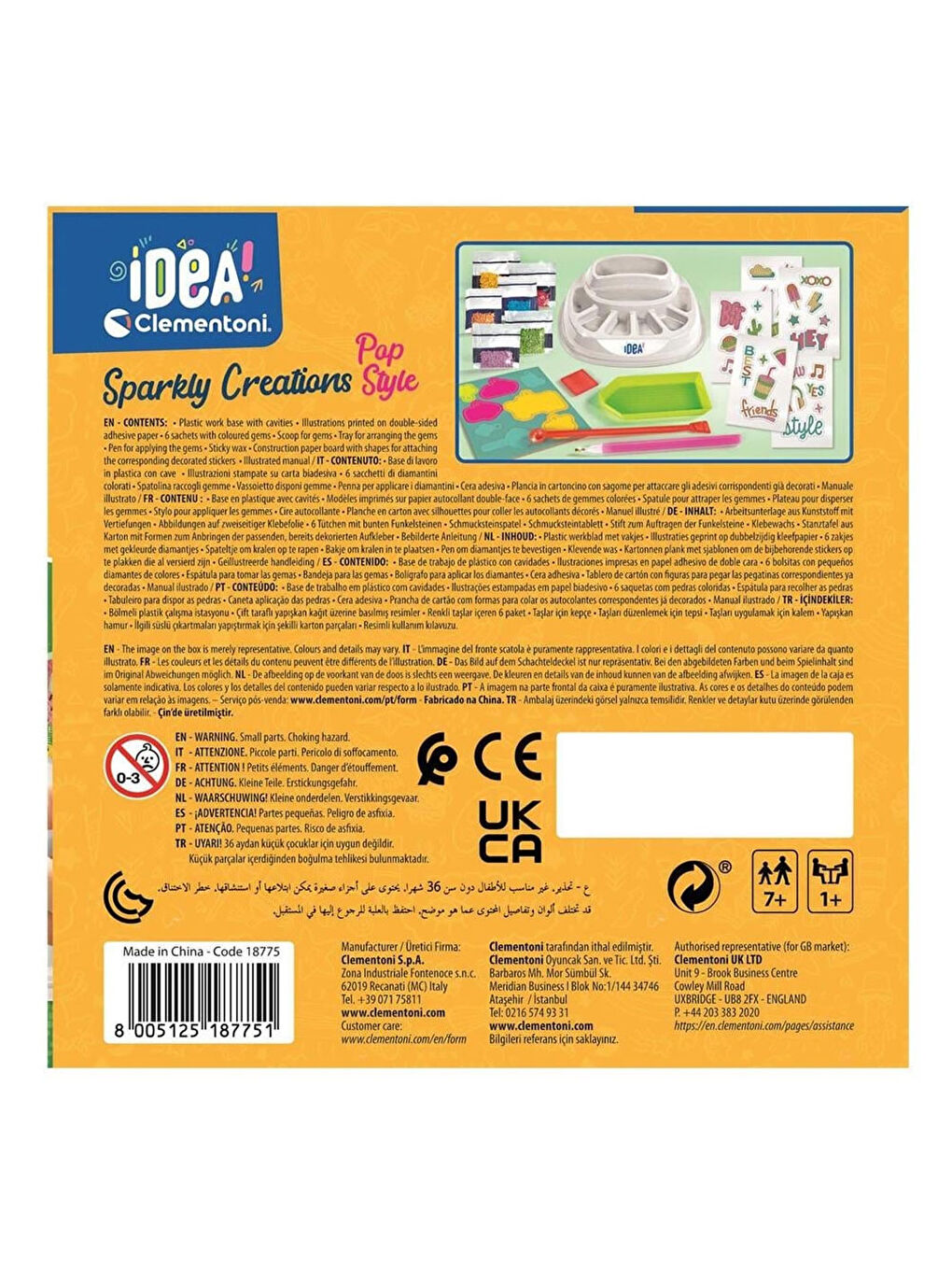 Idea Işıltılı Tasarım Seti Pop Stili 18775-4