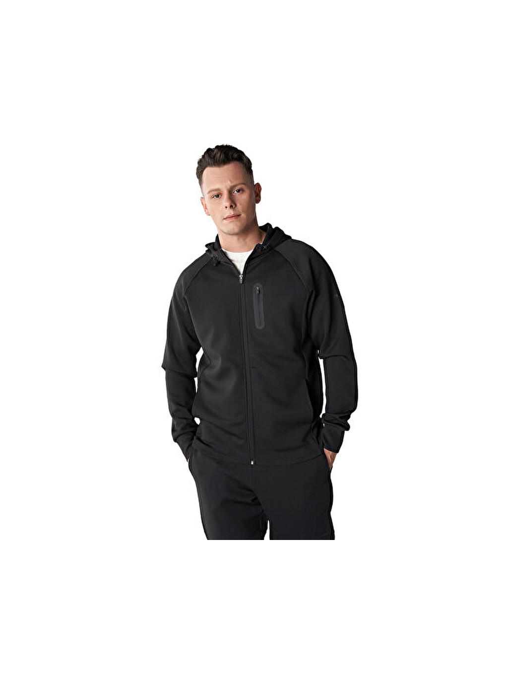 Hmlethan Zip Hoodie Erkek Günlük Ceket 921769-2001 Siyah