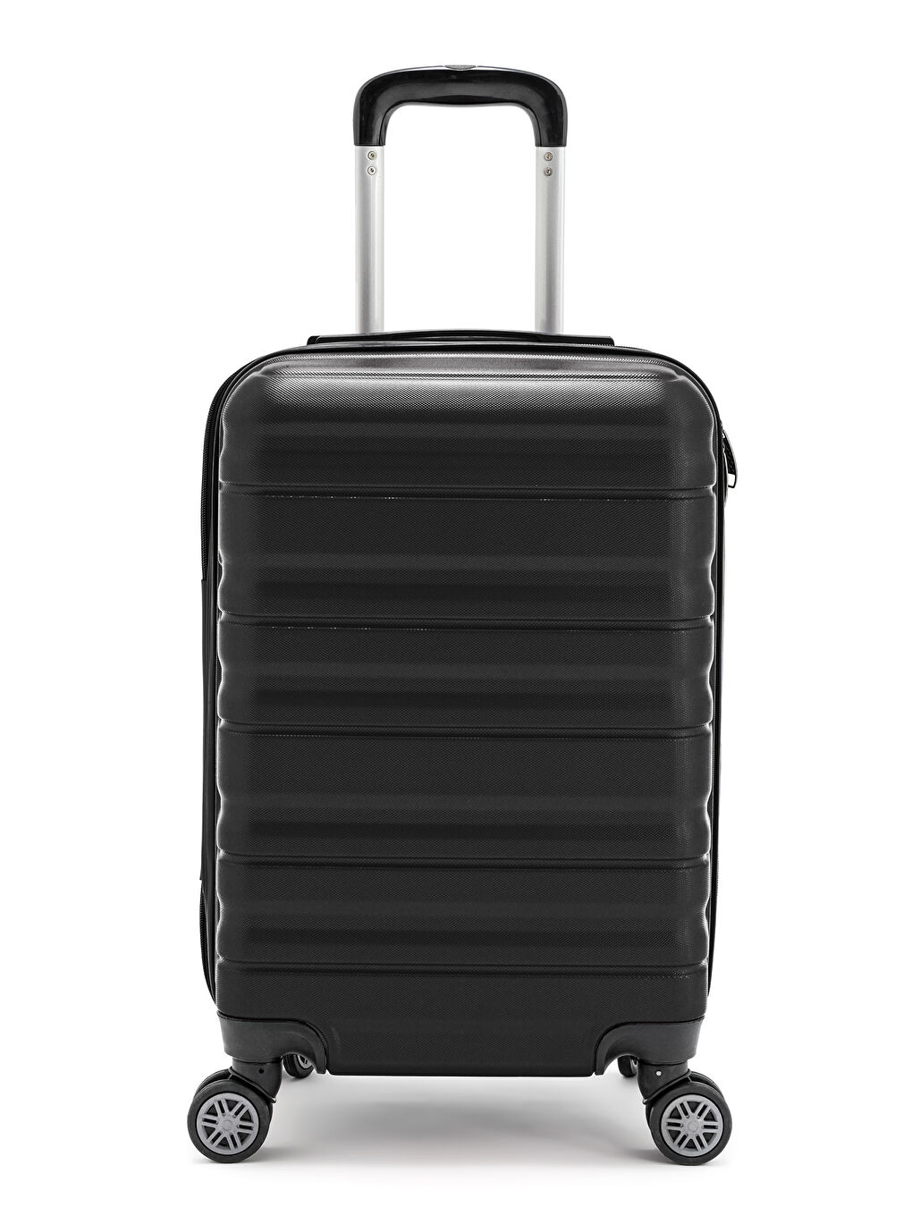 Siyah Abs Baklava Desenli Valiz Seti-5