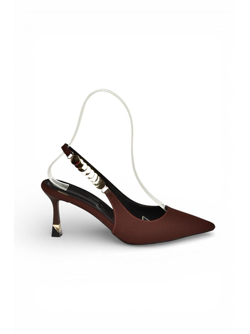 Kahverengi Kadın Topuklu Ayakkabı Y308203204-5