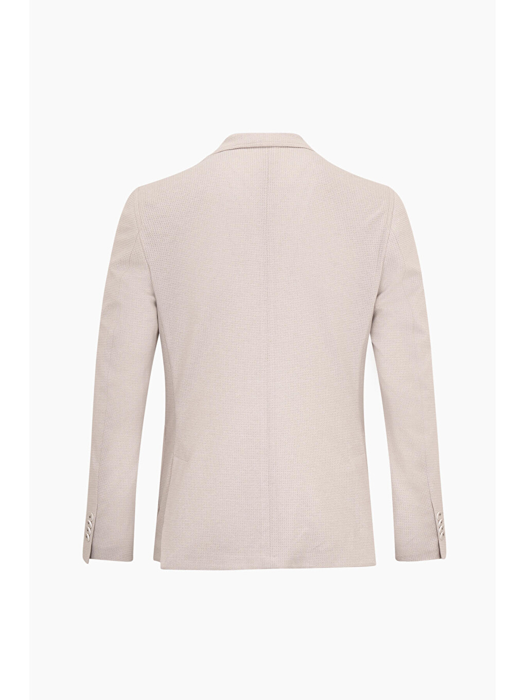 Bej Taş Comfort Fit Mono Yaka Klasik Ceket-1