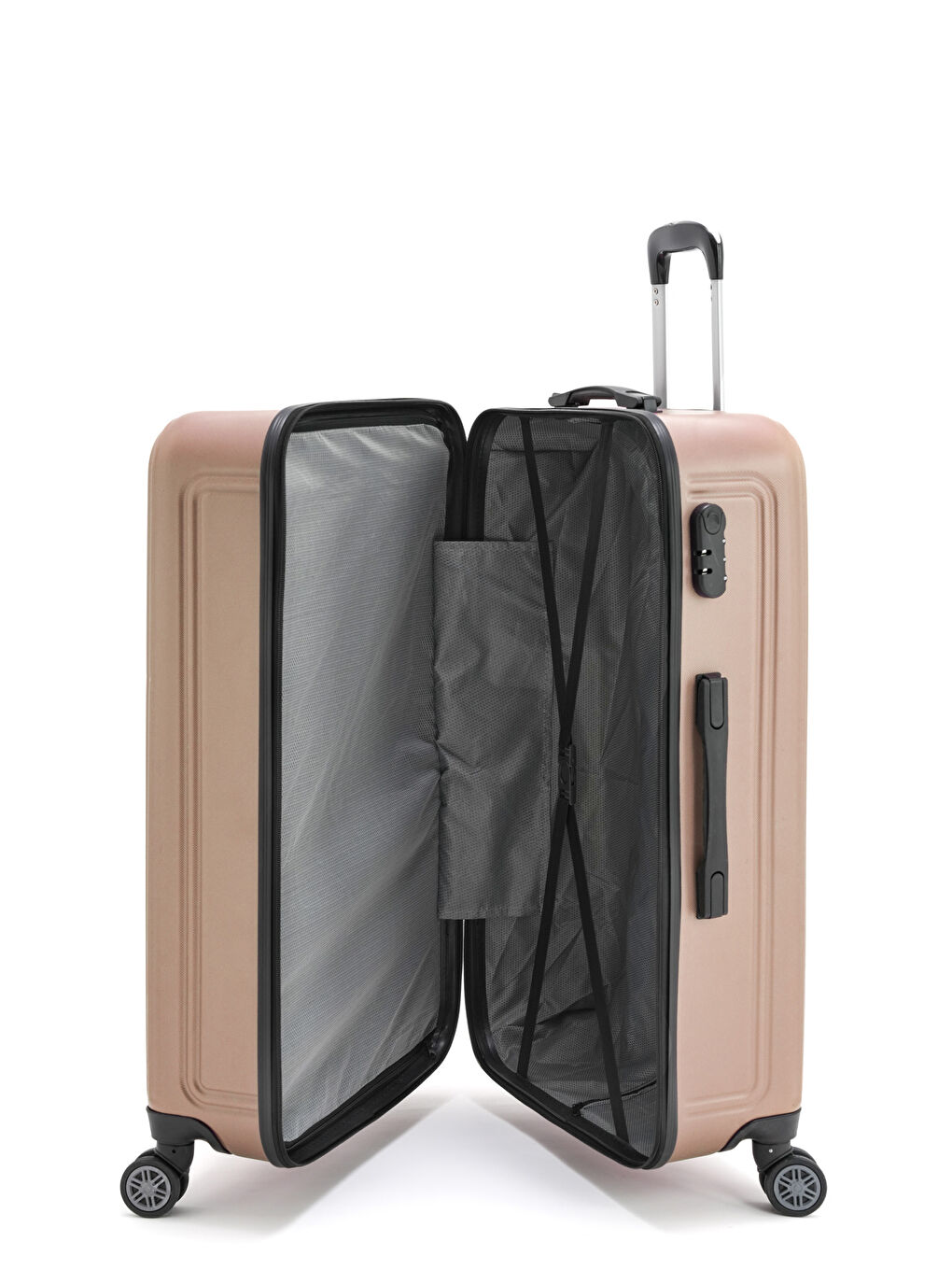 Sarı Abs Dore Valiz Seti-7