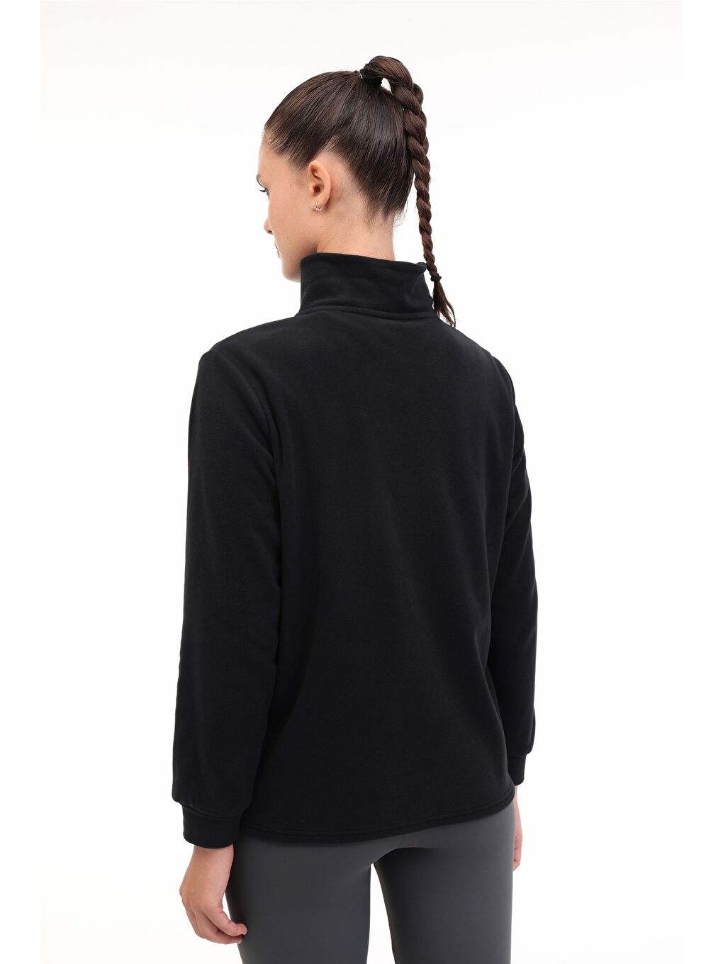 WL 7UNIQ 5PR Siyah Kadın Polar-1