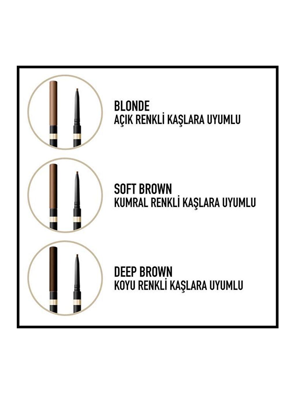 Max Factor Brow Shaper Deep Brown 30 - 4