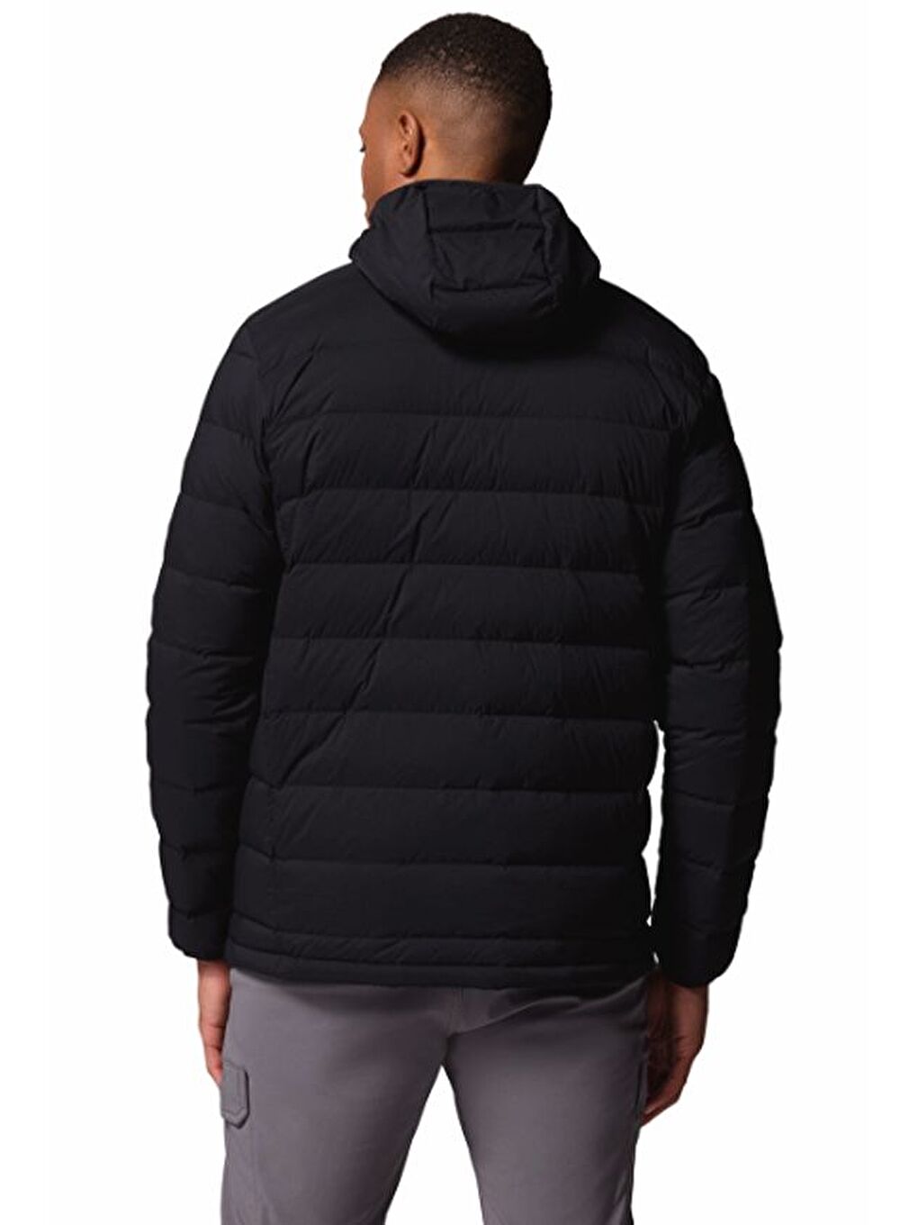 Drift Peak™ Stretch Down Hooded Jacket Siyah Erkek Outdoor Mont WE1852-010-1