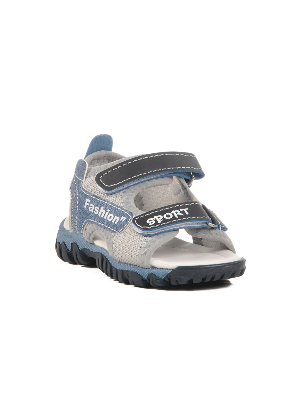Lacivert Cırtlı Ortopedik Erkek Çocuk Spor Sandalet 25T102 B-2