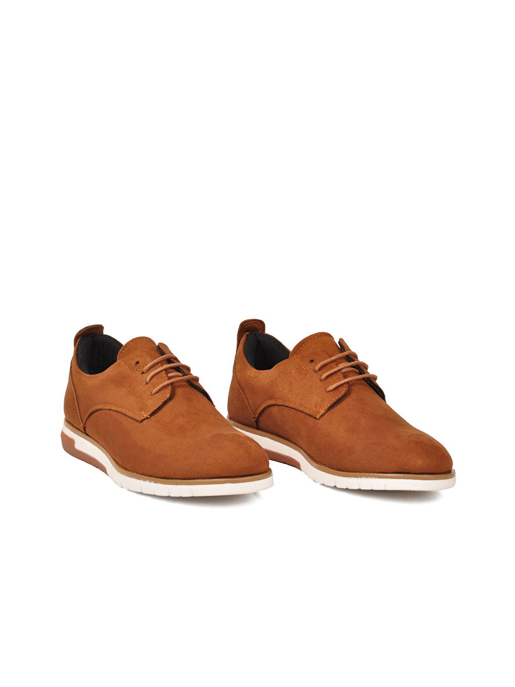 Kahverengi Taba Süet Bağcıklı Erkek Klasik Ayakkabı 206 M-2