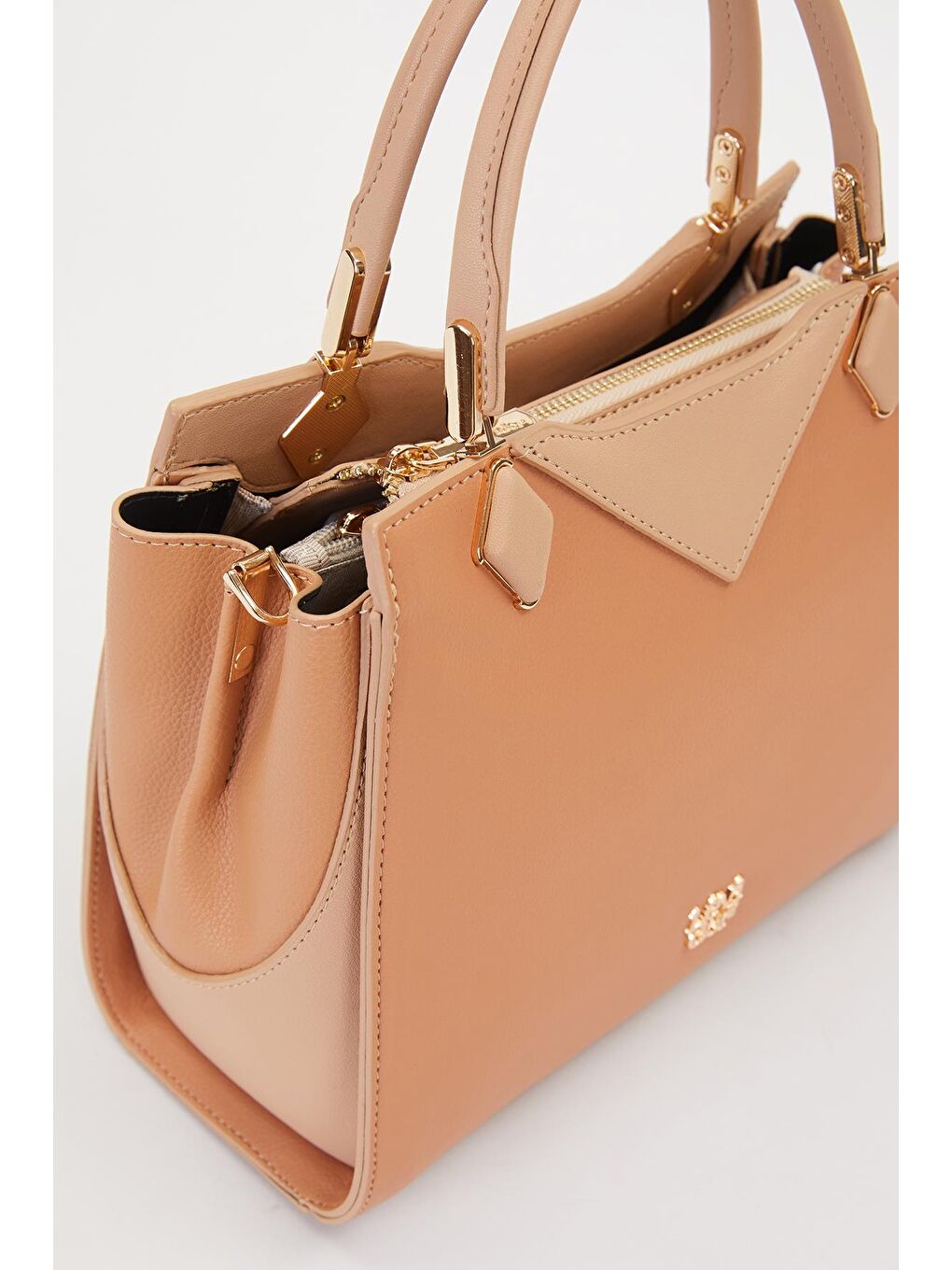 Bej Nude Kadın Omuz Çantası 930204-1