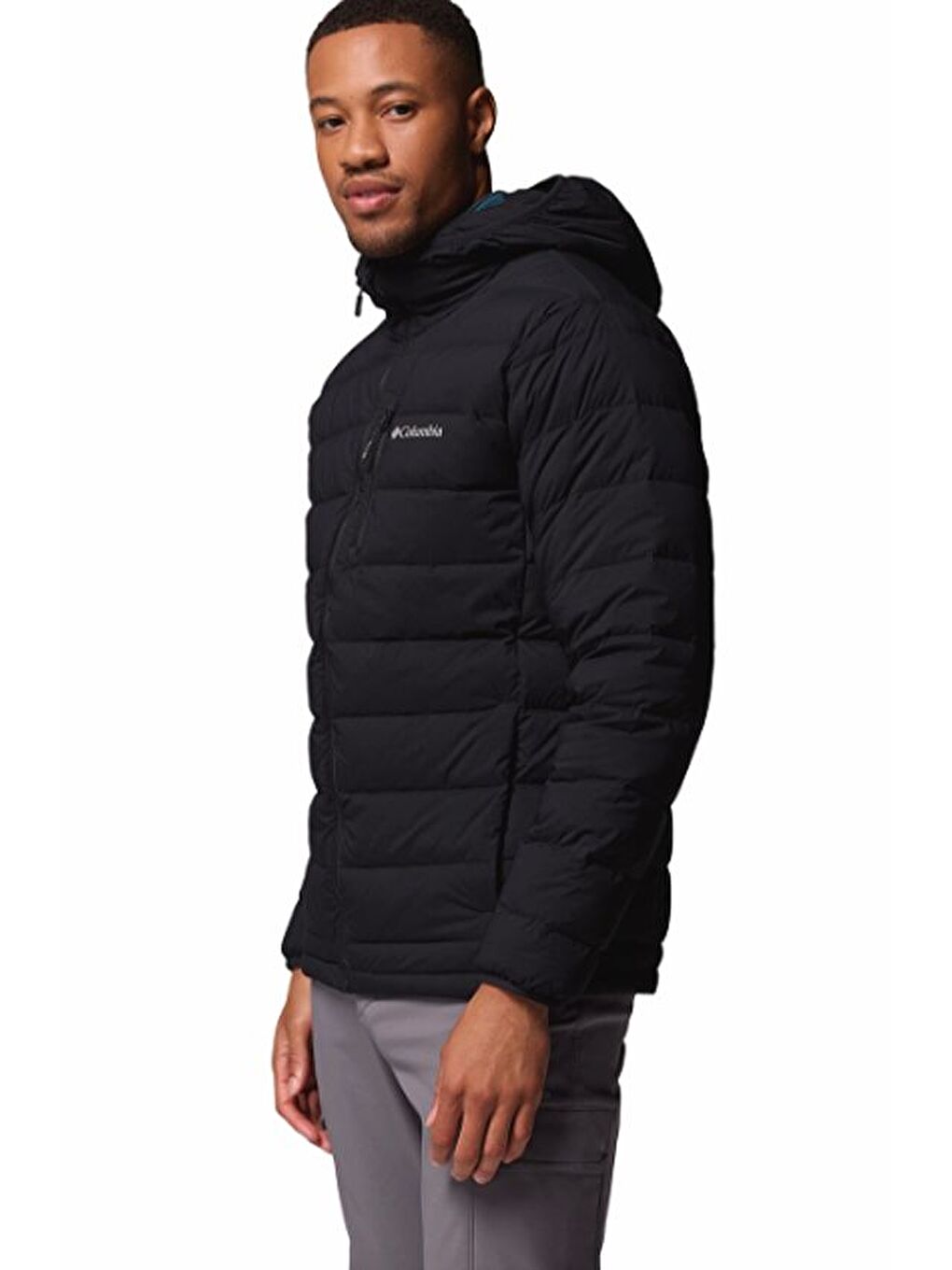 Drift Peak™ Stretch Down Hooded Jacket Siyah Erkek Outdoor Mont WE1852-010-2