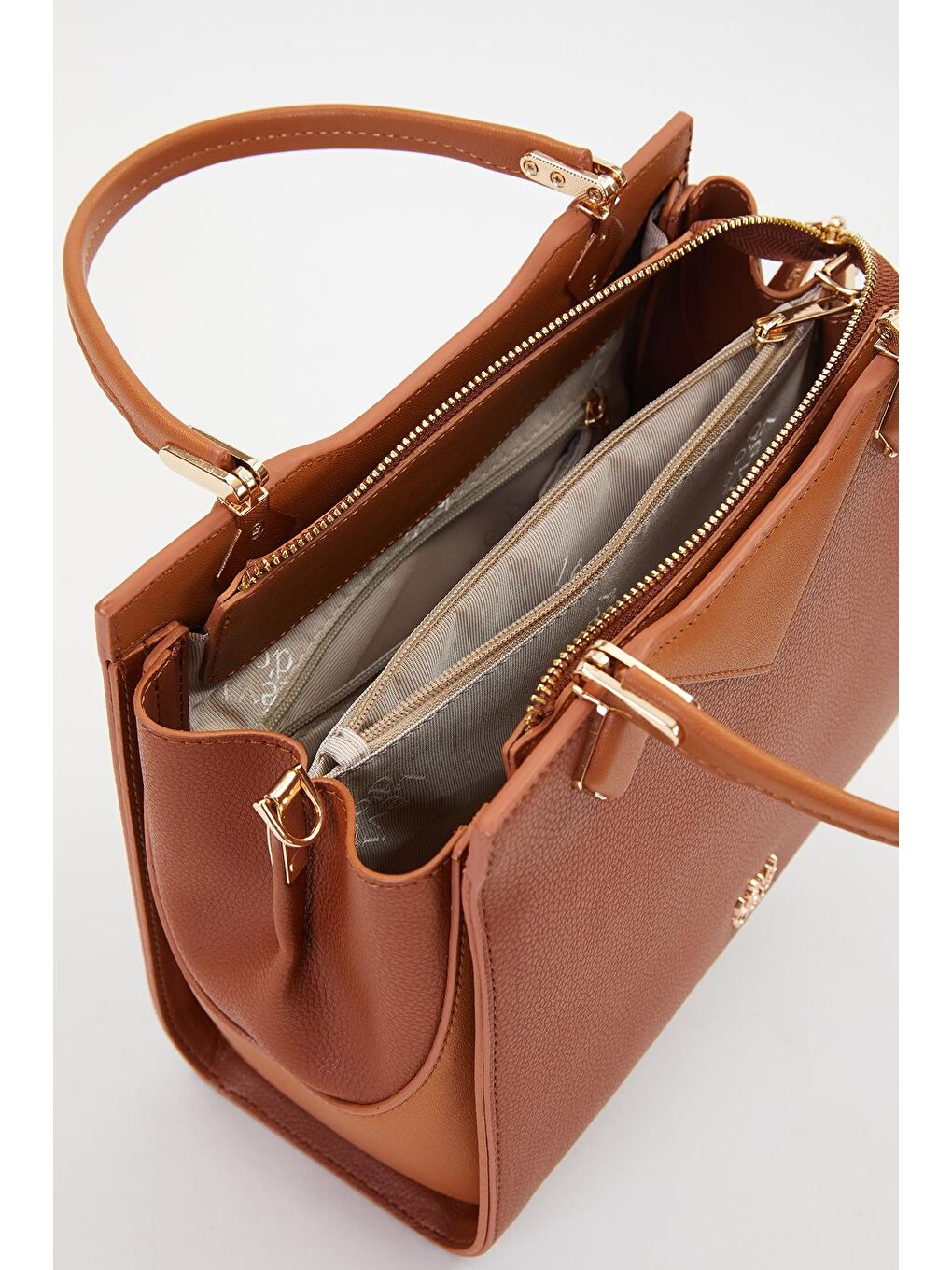 Kahverengi Camel Kadın Omuz Çantası 930204-2