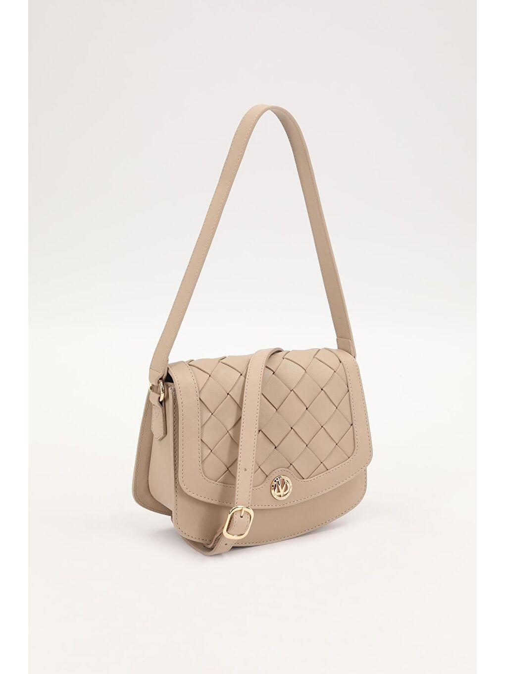 Bej Vizon Kadın Omuz Çantası 930221-1