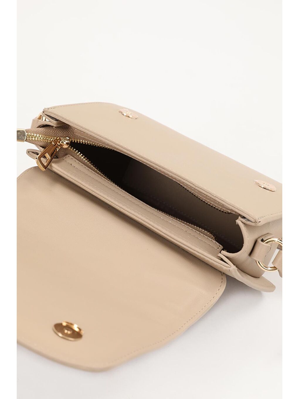 Bej Vizon Kadın Omuz Çantası 930221-2