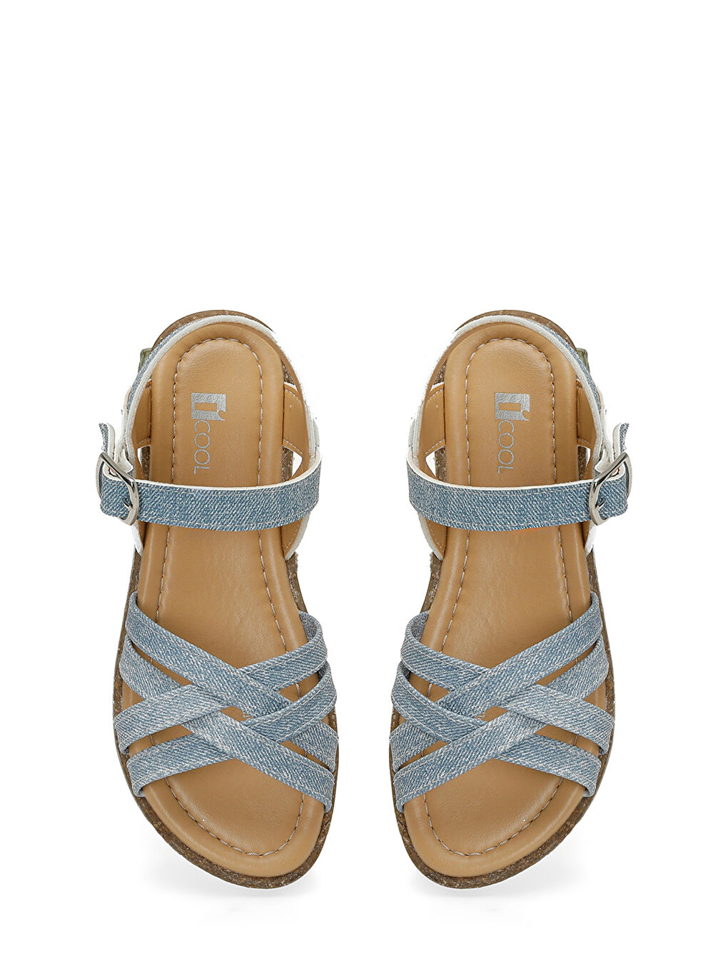 DENI F 5FX Mavi Kız Çocuk Sandalet-3