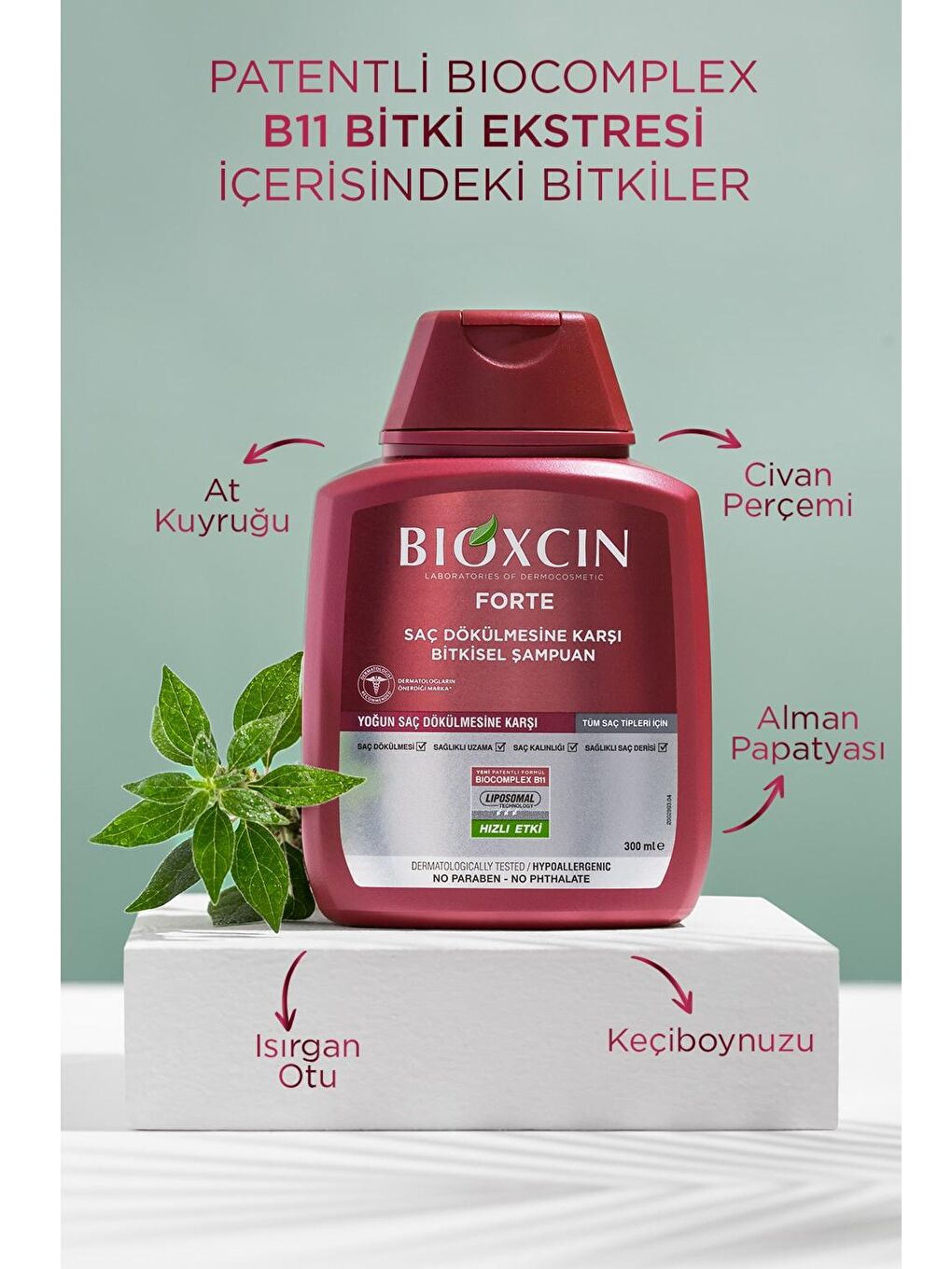 Bioxcin Renksiz Forte Tüm Saç Tipleri İçin Şampuan 300 ml (3 Al 2 Öde) - 5