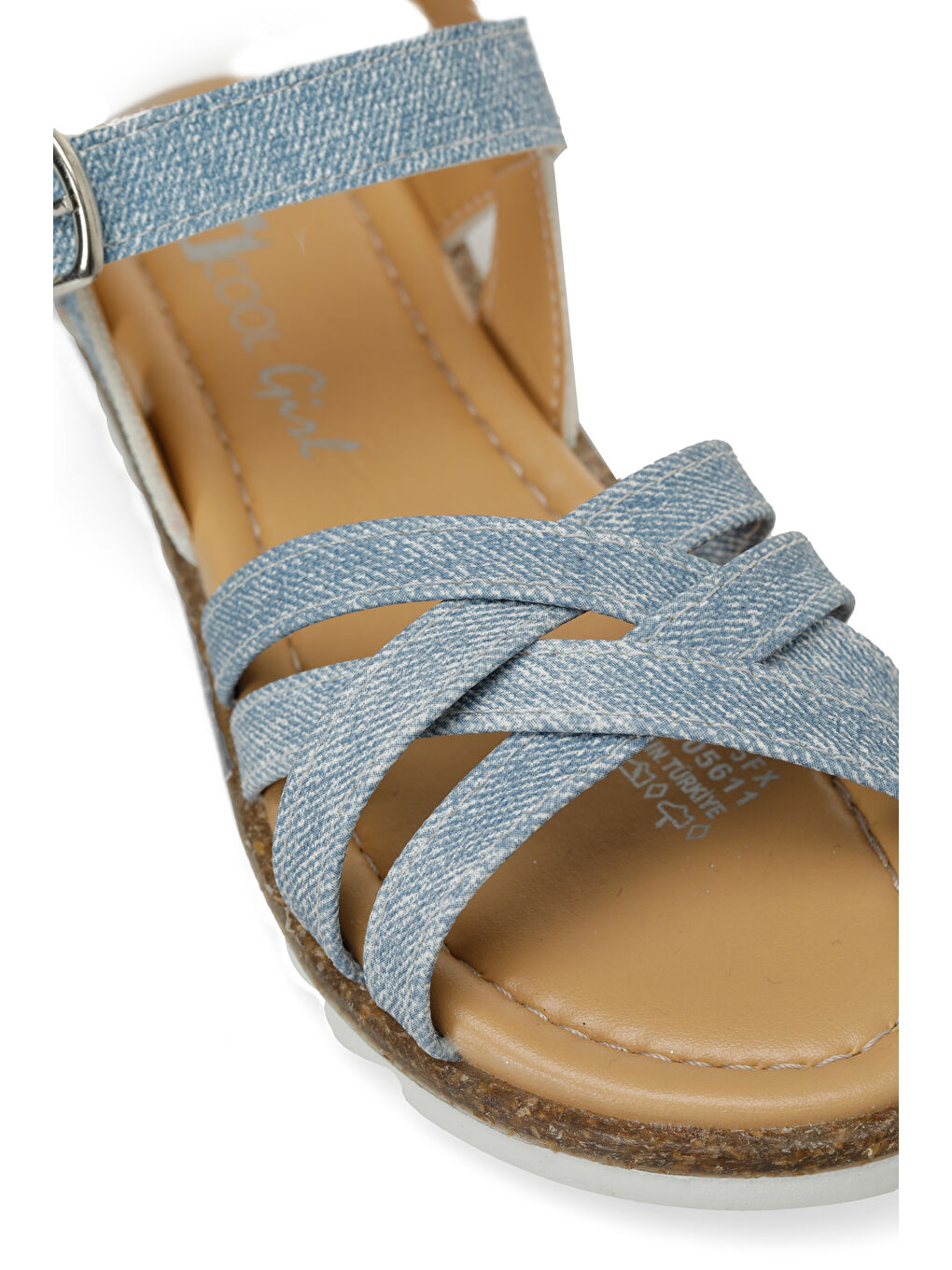 DENI F 5FX Mavi Kız Çocuk Sandalet-6