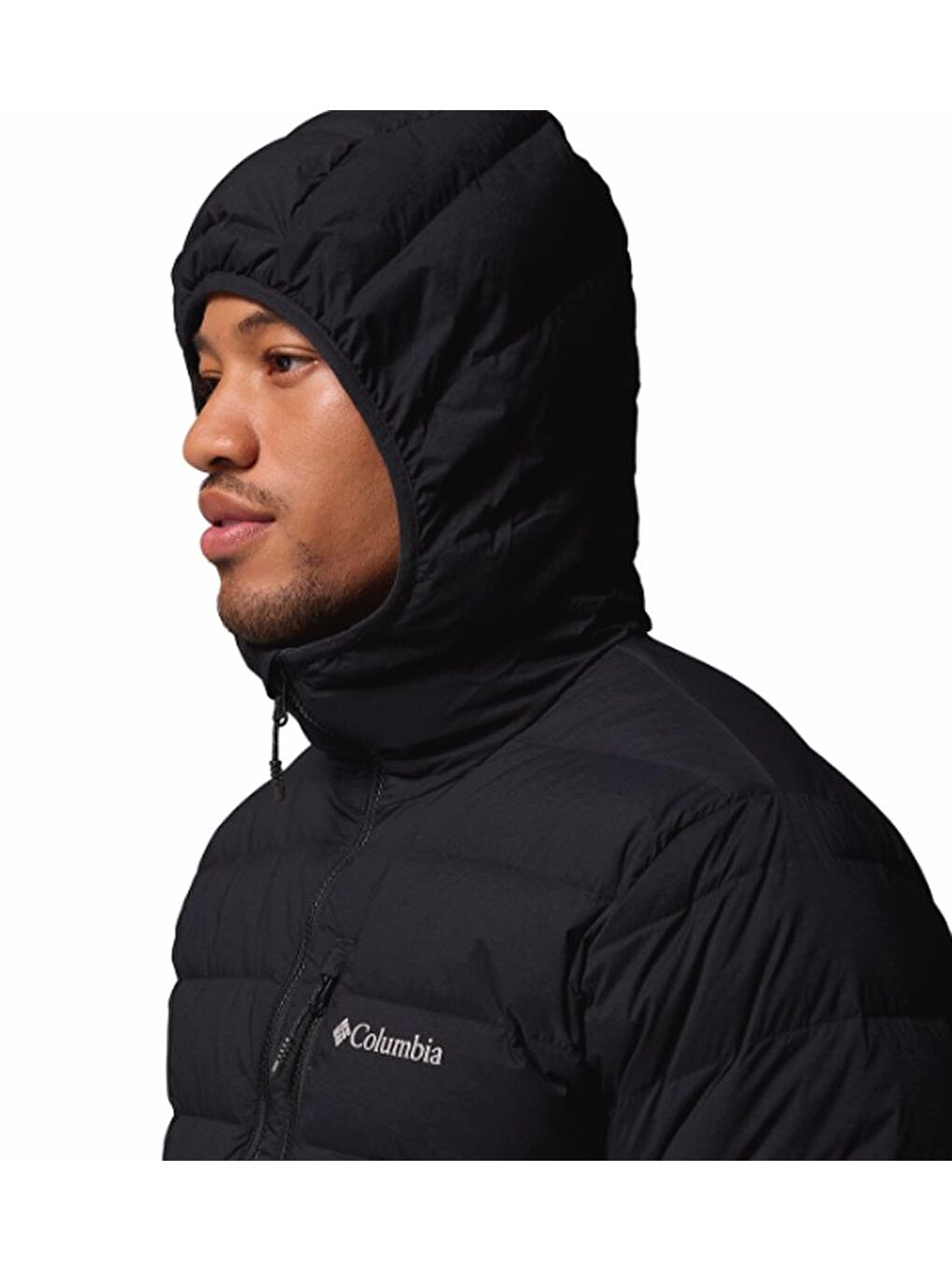 Drift Peak™ Stretch Down Hooded Jacket Siyah Erkek Outdoor Mont WE1852-010-6