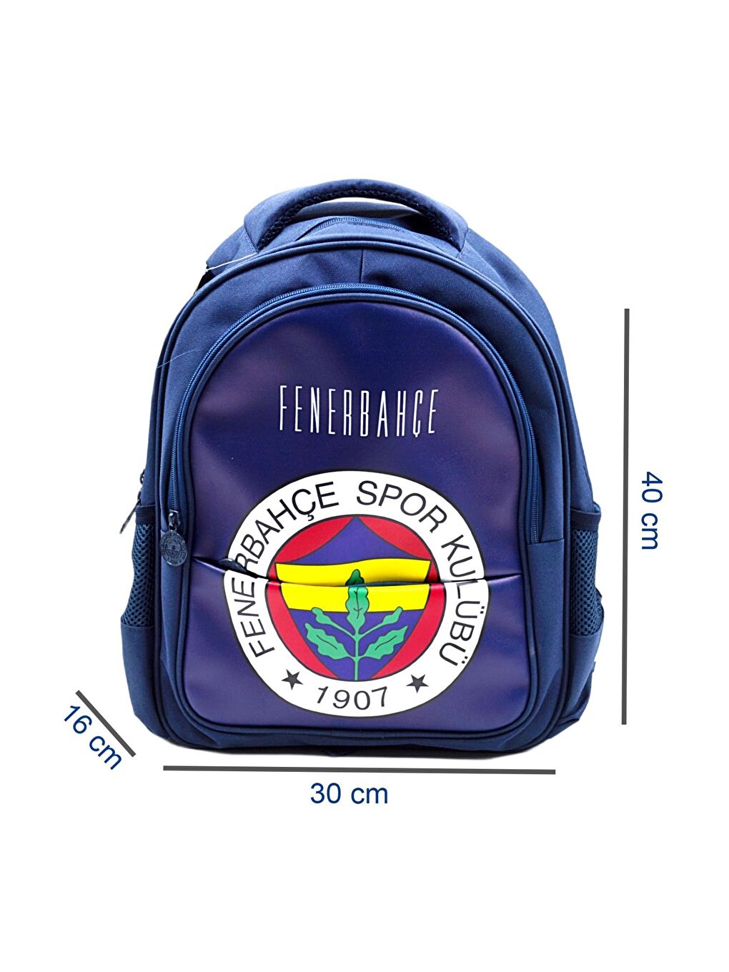 3 Bölmeli Arma Baskılı Suni Deri Okul Sırt Çantası + Beslenme Çantası + Kalemlik-2