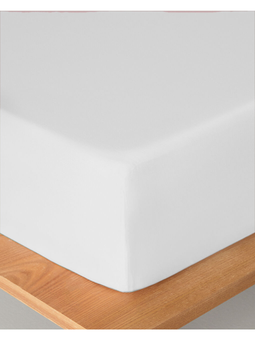Düz Pamuklu Çift Kişilik Çarşaf 240x260 cm Beyaz-1