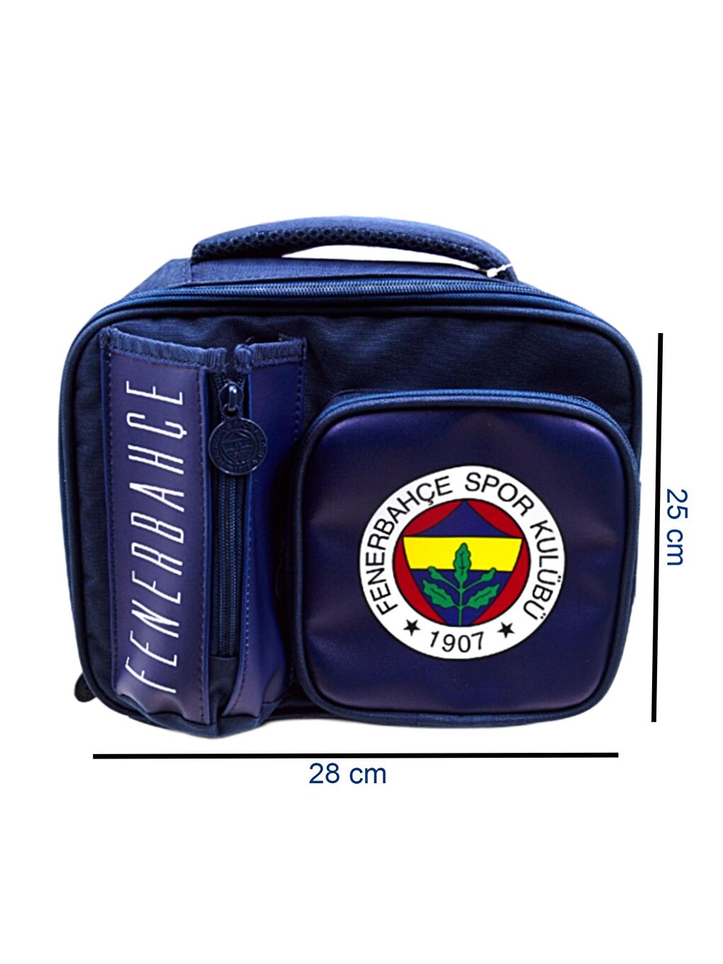 3 Bölmeli Arma Baskılı Suni Deri Okul Sırt Çantası + Beslenme Çantası + Kalemlik-4