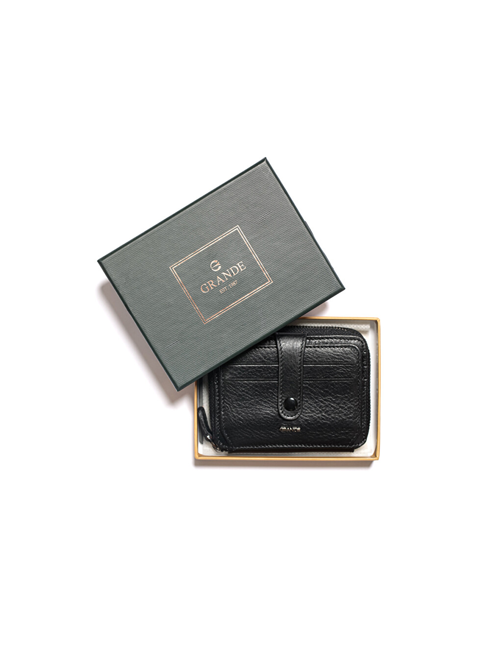 Siyah Unisex Cüzdan & Kartlık 739 Deri Cüzdan Kartlık-6