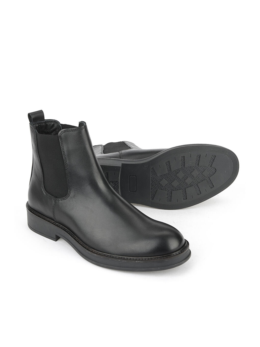 Erkek Hakiki Deri Bot 1531043Z028 Siyah-3