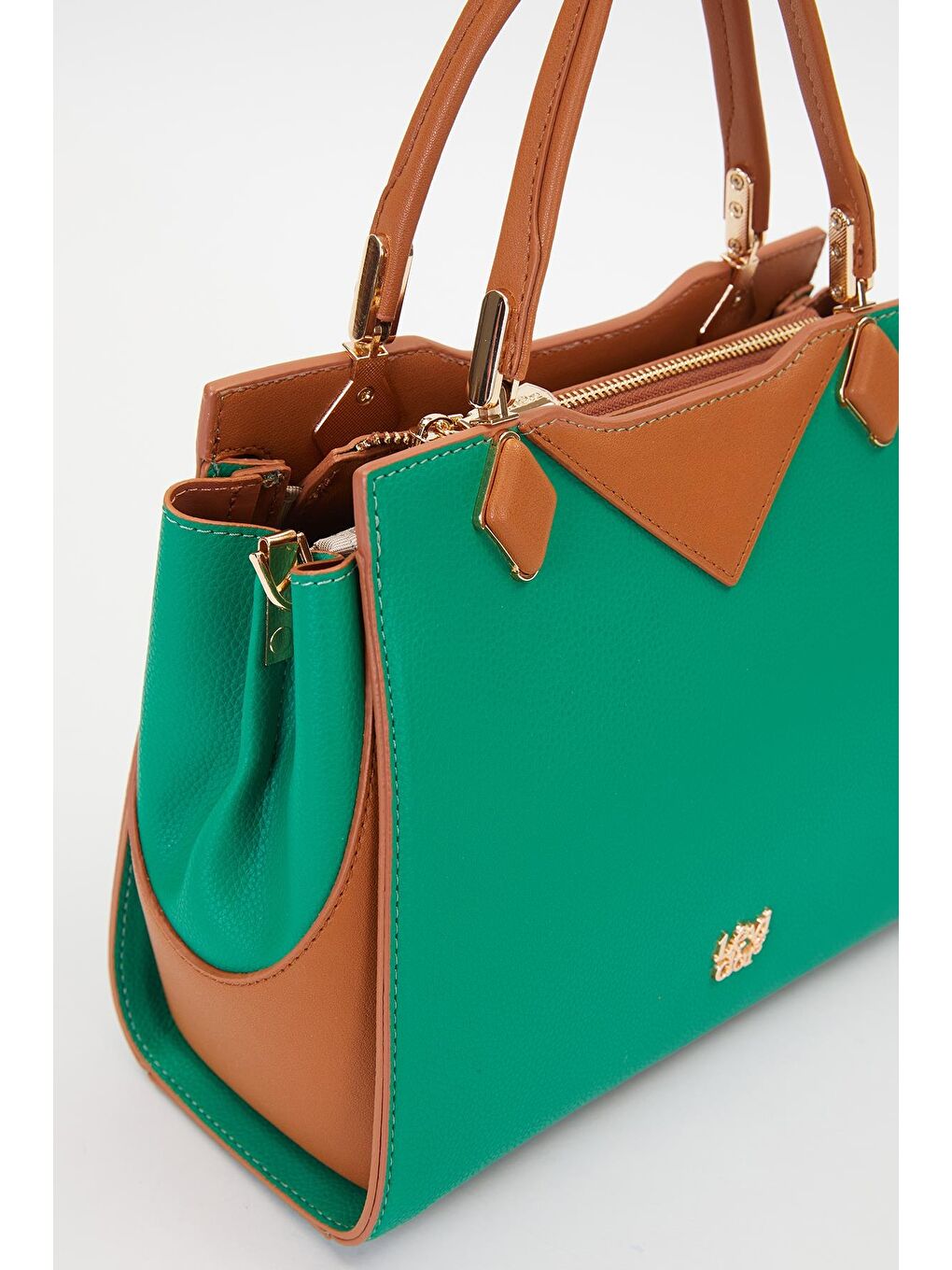 Yeşil Camel Kadın Omuz Çantası 930204-1