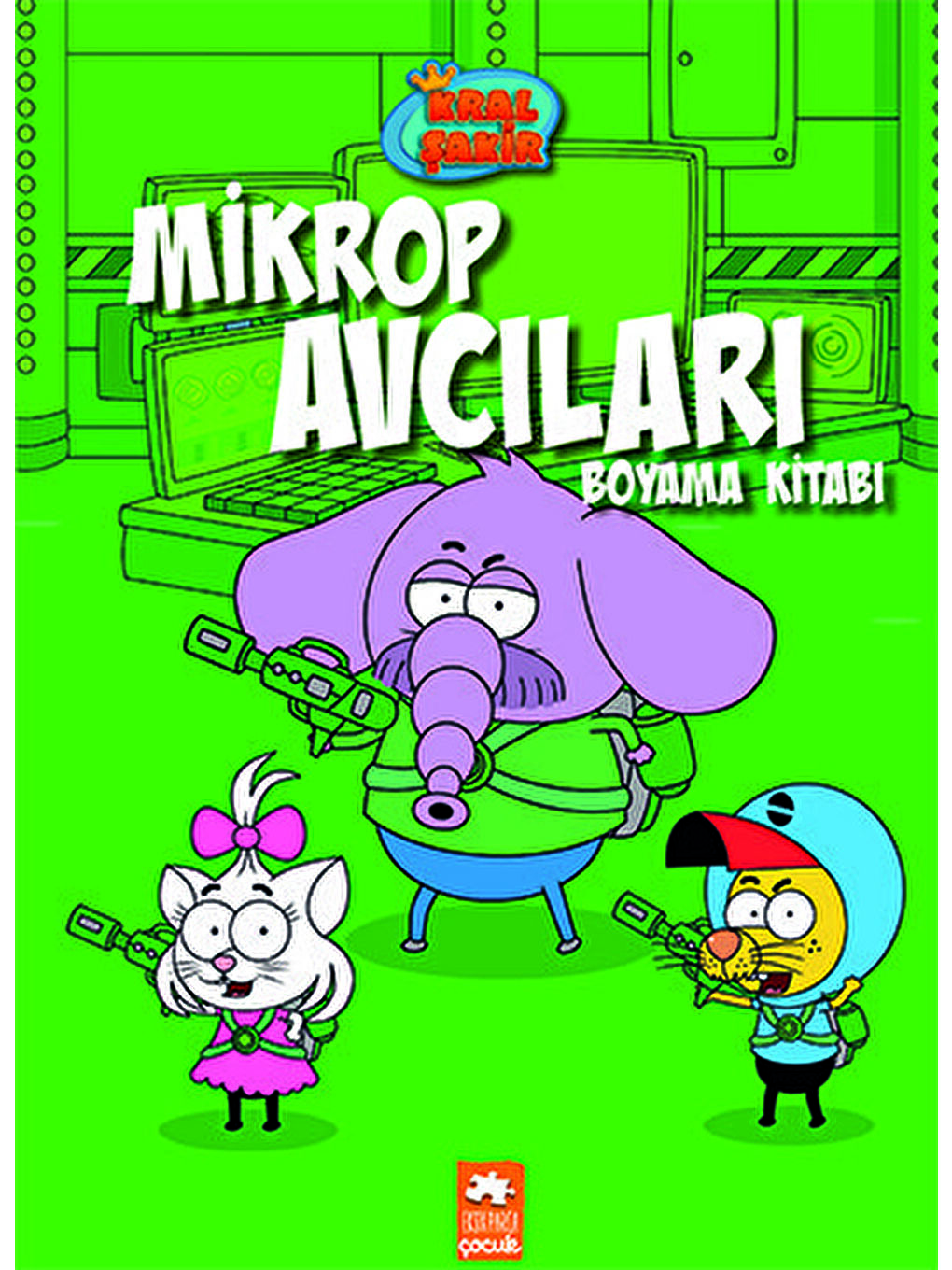 Kral Şakir Boyama Kitabı - Mikrop Avcıları