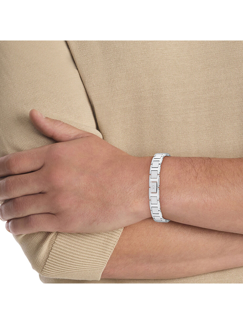 Gri CKJ35100008 Erkek Bileklik-2