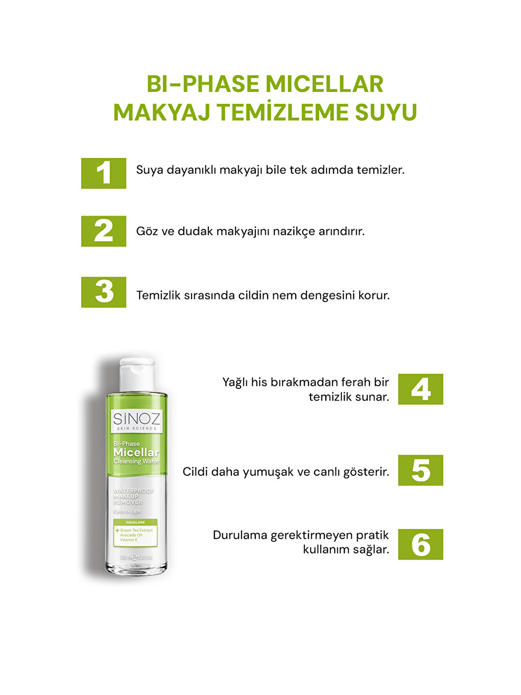Çift Fazlı Micellar Makyaj Temizleme Suyu 200 Ml (suya Dayanıklı Makyaj)-1