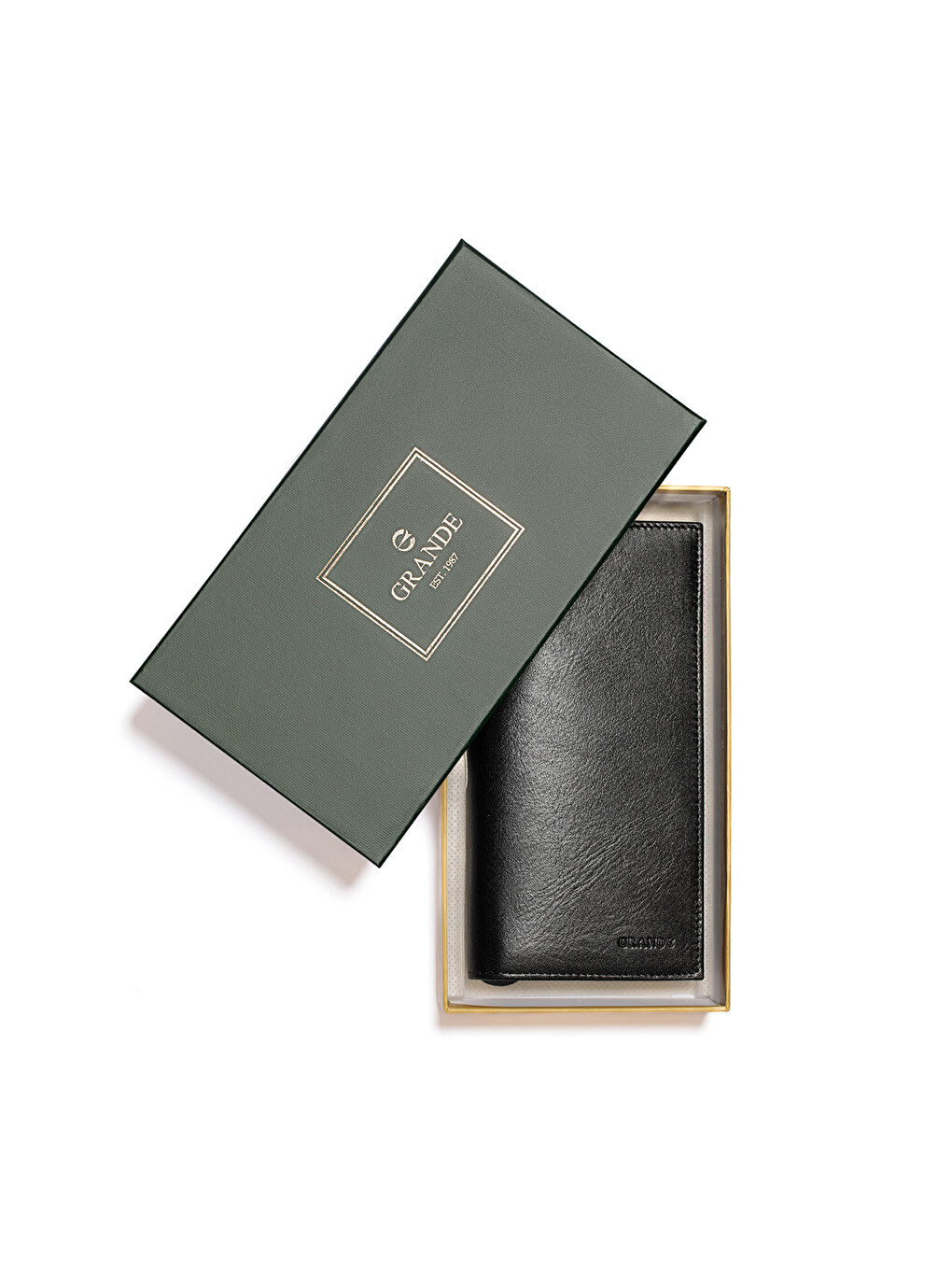 Siyah Unisex Cüzdan & Kartlık 1764 Deri Cüzdan Kartlık-5