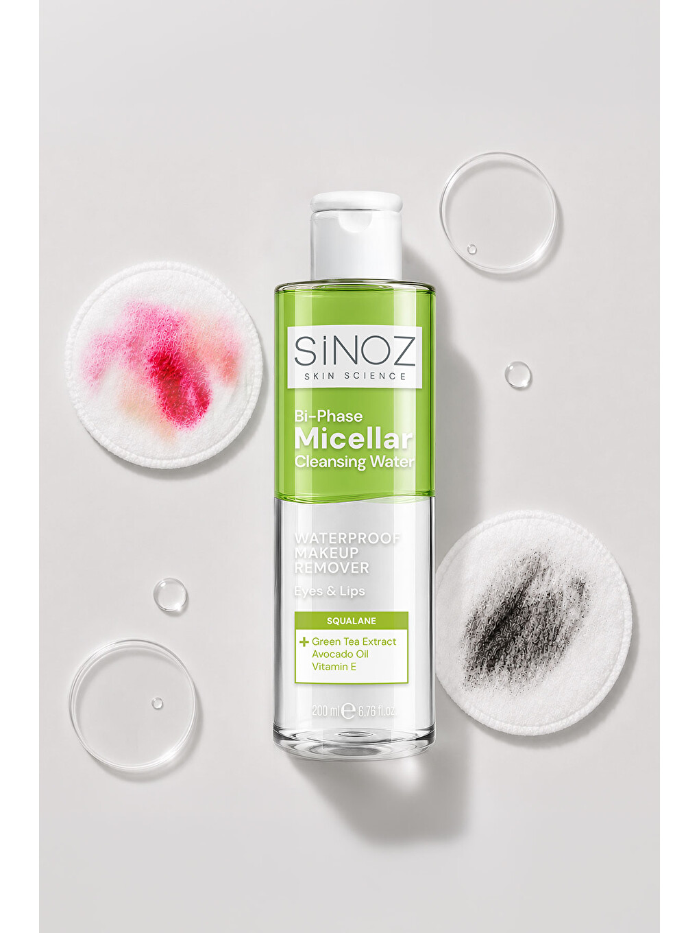Çift Fazlı Micellar Makyaj Temizleme Suyu 200 Ml (suya Dayanıklı Makyaj)-4