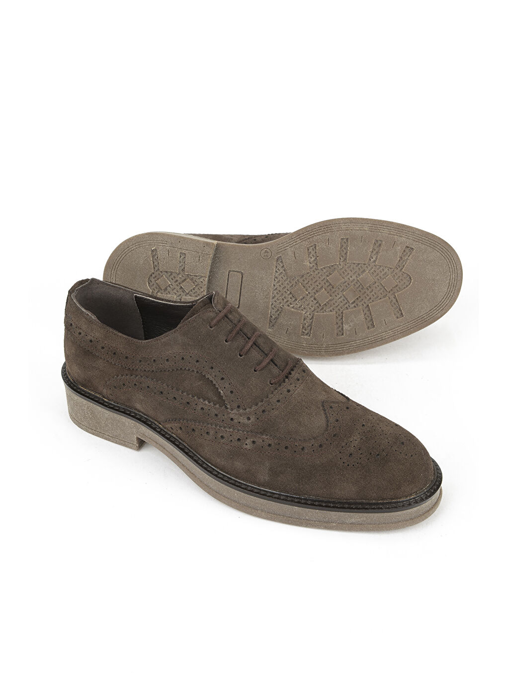 Kahverengi Erkek Hakiki Deri Ayakkabı 1531043Z026 Kahve-3