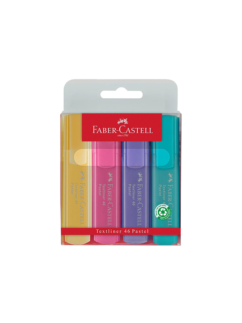 Fosforlu Kalem 4 Renk Set,Şeffaf Gövde, Su Bazlı Mürekkep, 3 Farklı Uç Kalınlığı