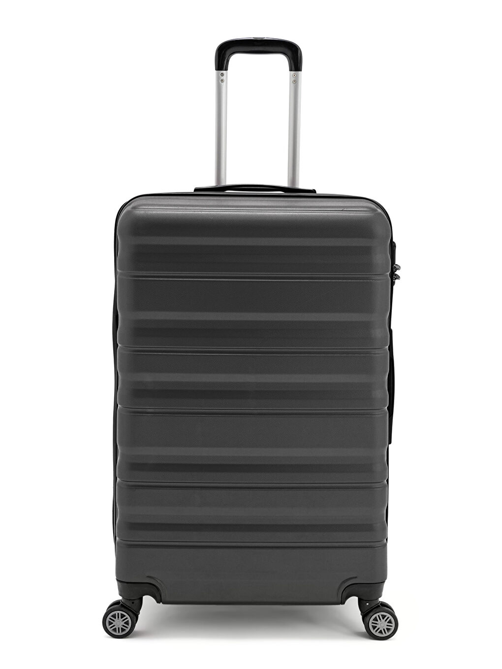 Antrasit Abs Baklava Desenli Valiz Seti-1