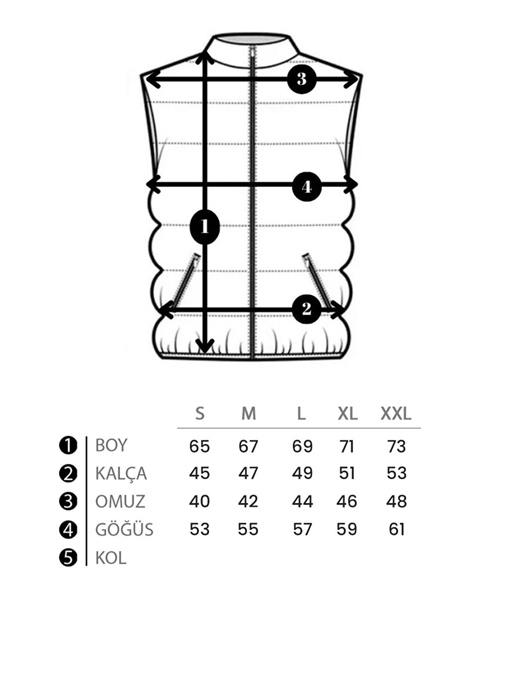 Siyah Göğüs Cepli Bel Lastili Nova Yelek BL 1722_60323-7
