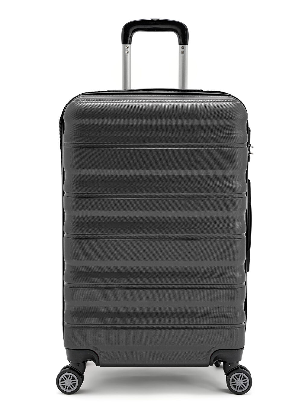 Antrasit Abs Baklava Desenli Valiz Seti-3