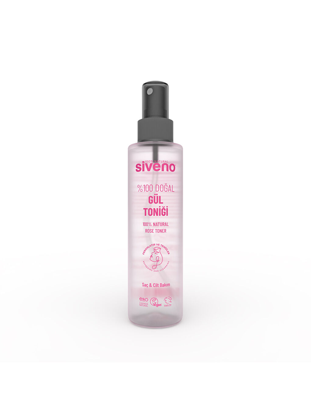 %100 Doğal Gül Suyu Arındırıcı Ferahlatıcı Canlandırıcı Cilt ve Saç Toniği 150 ml-7