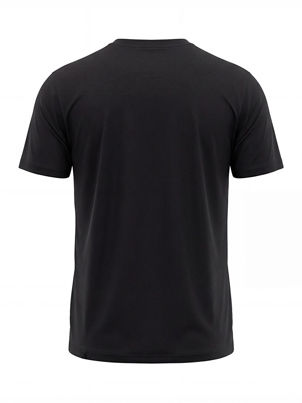 Siyah ORENDAHILL Erkek Spor Tişört Hızlı Kuruyan Esnek Regular Fit Basic Gym Activewear-2