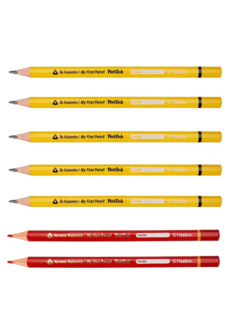 Üçgen Jumbo İlk Kalemim 5 Adet + Kırmızı Kalemim 2 Adet