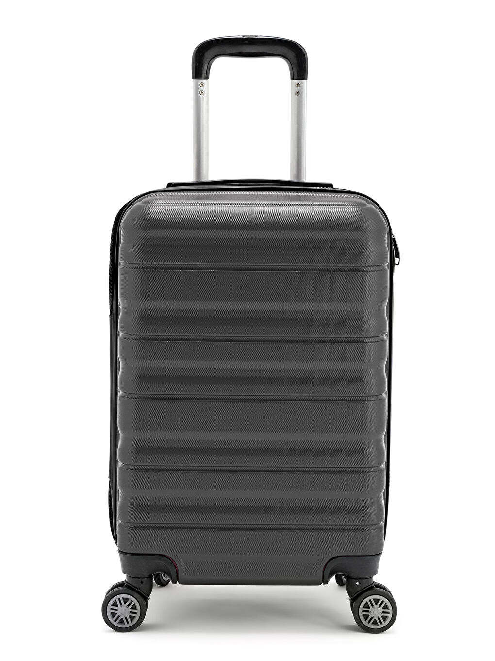 Antrasit Abs Baklava Desenli Valiz Seti-5