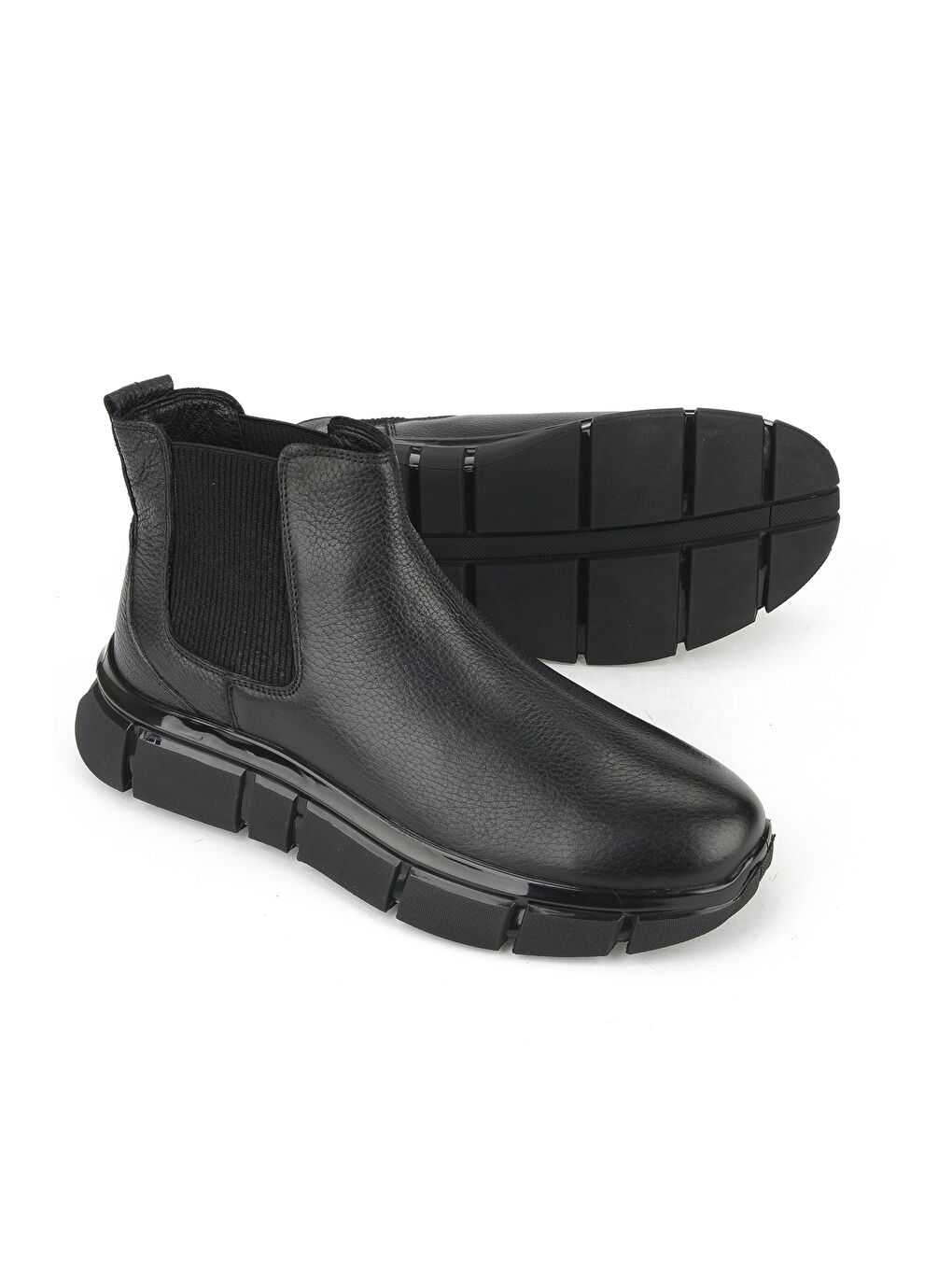 Erkek Hakiki Deri Bot 1531025Z2506 Siyah-3