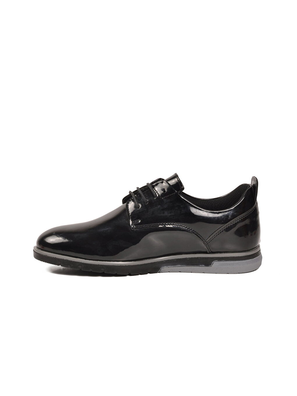 Siyah Rugan Bağcıklı Erkek Klasik Ayakkabı 206 M-1