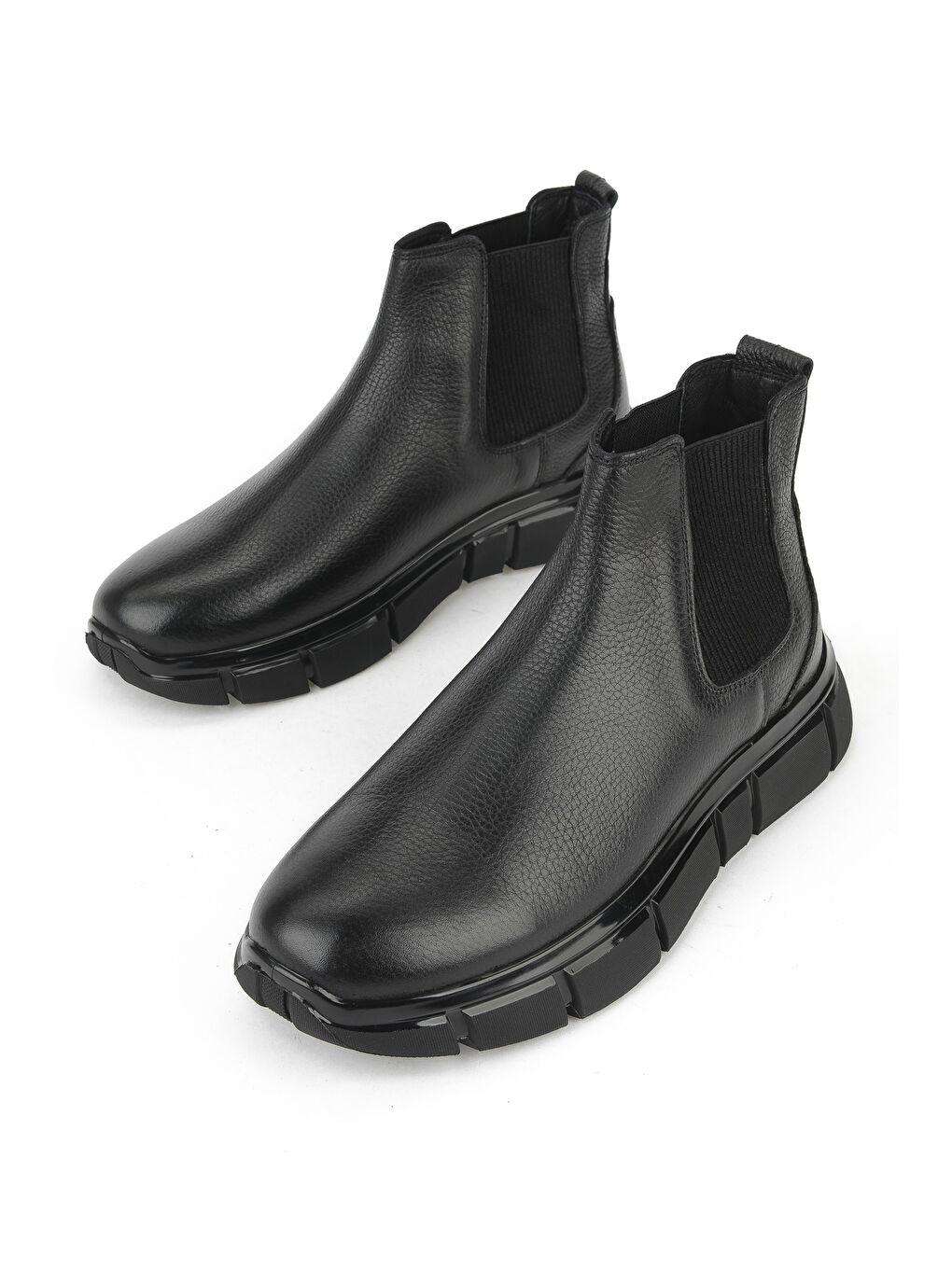 Erkek Hakiki Deri Bot 1531025Z2506 Siyah-4