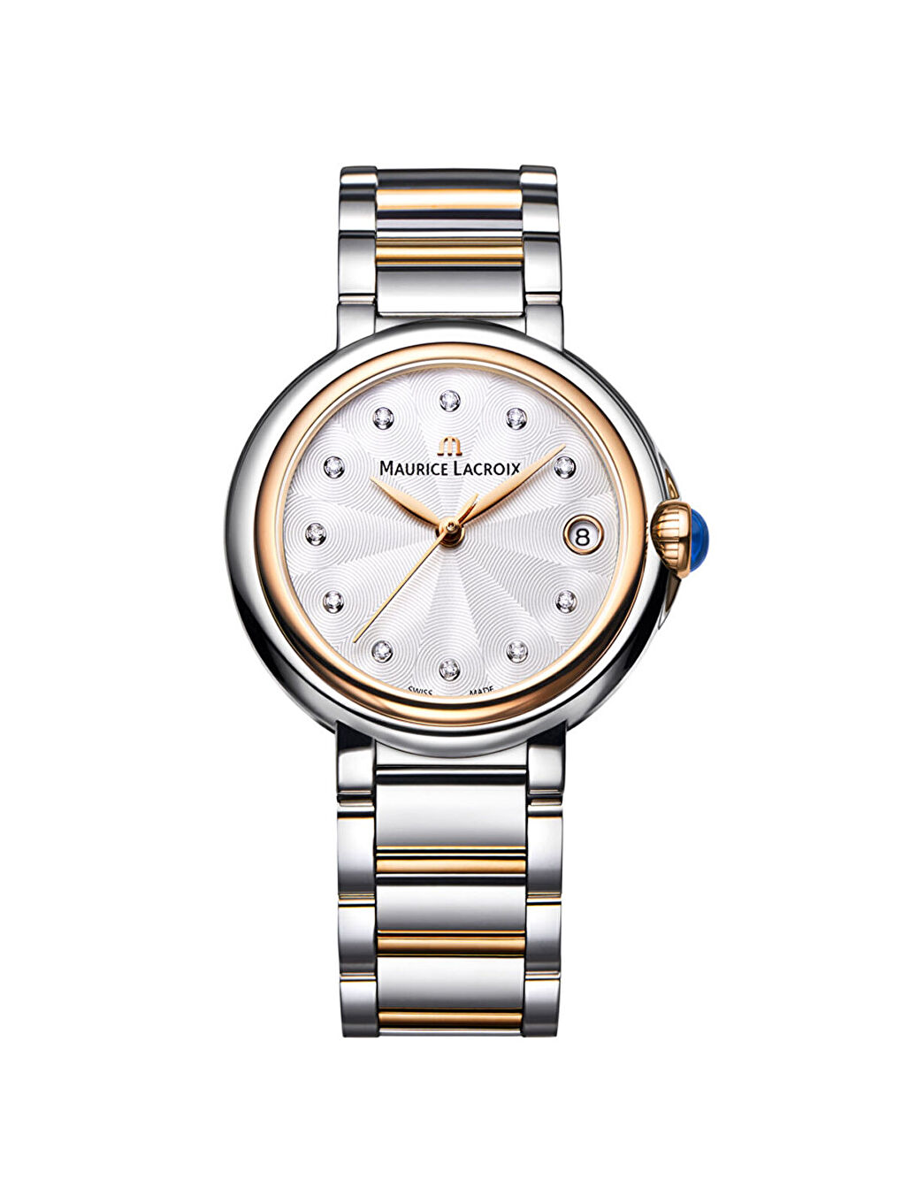 Gri ML-FA1004PVP13150-1 Pırlantalı Kadın Kol Saati