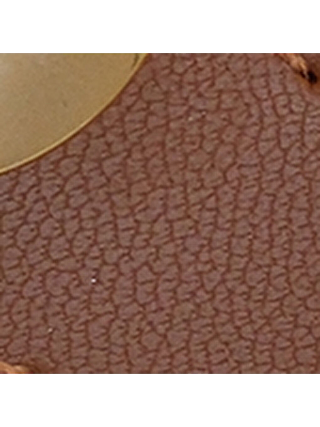 Kahverengi Kassey Parmak Arası Düz Topuklu Metal Aksesuarlı Yuvarlak Burunlu Kadın Terlik-6